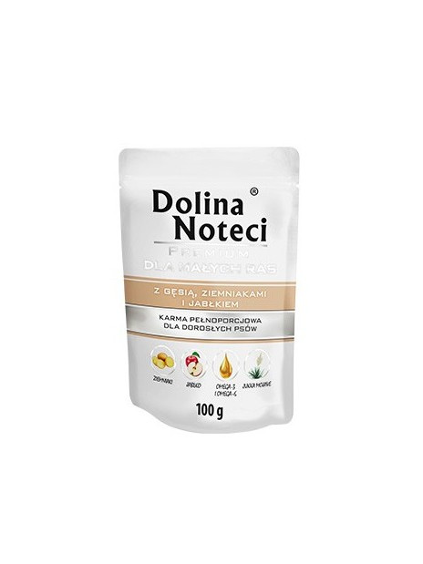 Dolina Noteci Premium Pies Gęś, ziemniaki i jabłko saszetka 100g
