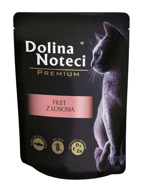 Dolina Noteci Premium Kot Filet z łososia saszetka 85g