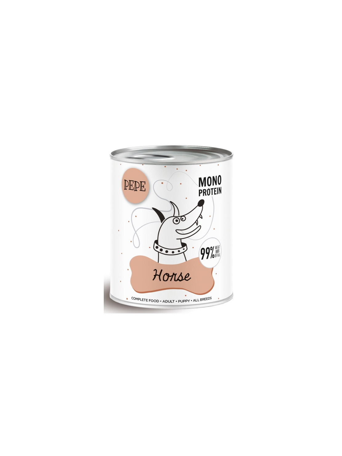 Paka Zwierzaka PEPE Horse (koń) puszka 800g