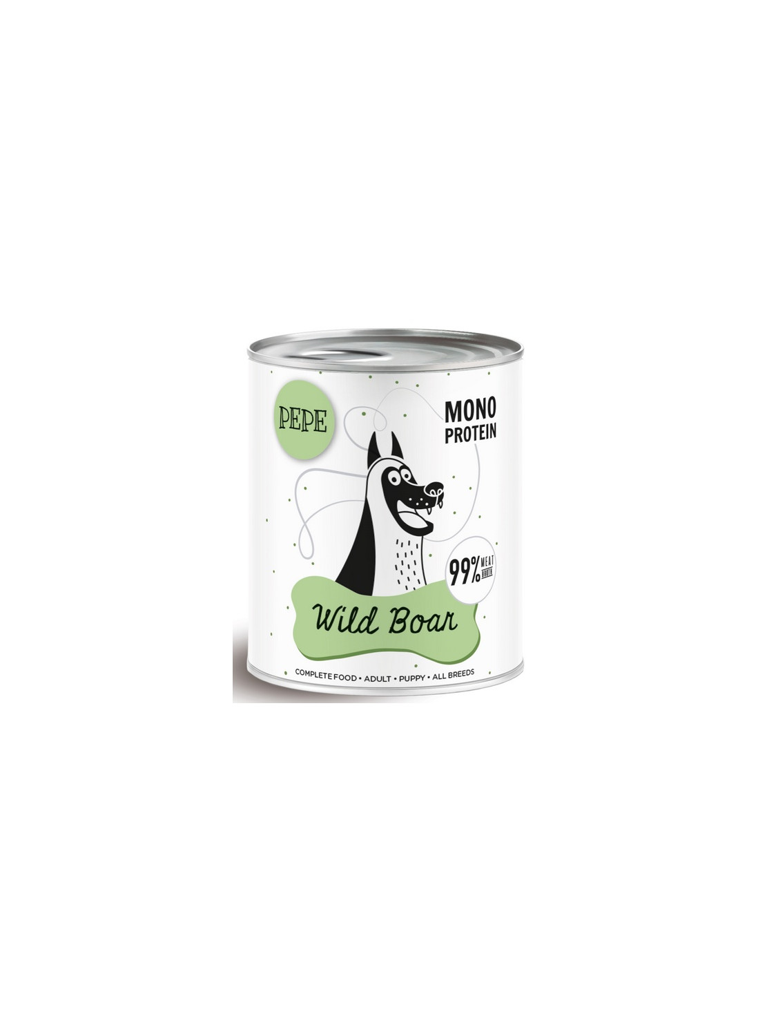 Paka Zwierzaka PEPE Wild Boar (dzik) puszka 800g