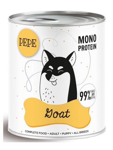 Paka Zwierzaka PEPE Goat (koza) puszka 800g