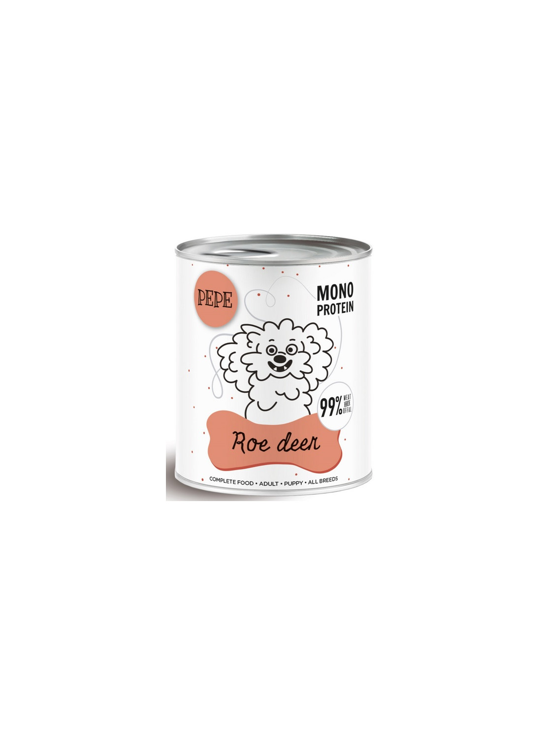 Paka Zwierzaka PEPE Roe Deer (sarna) puszka 800g