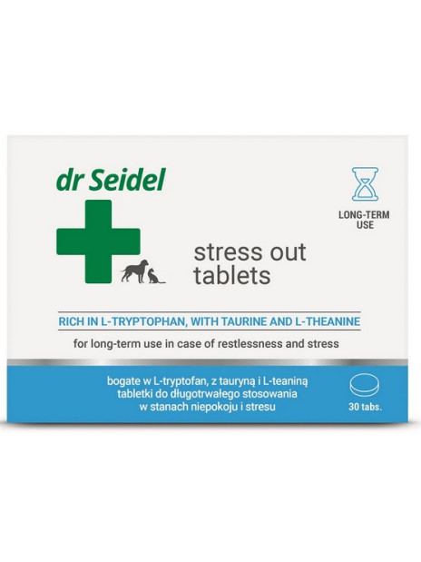 DermaPharm Stress Out dla psa i kota blister 30 tabl.