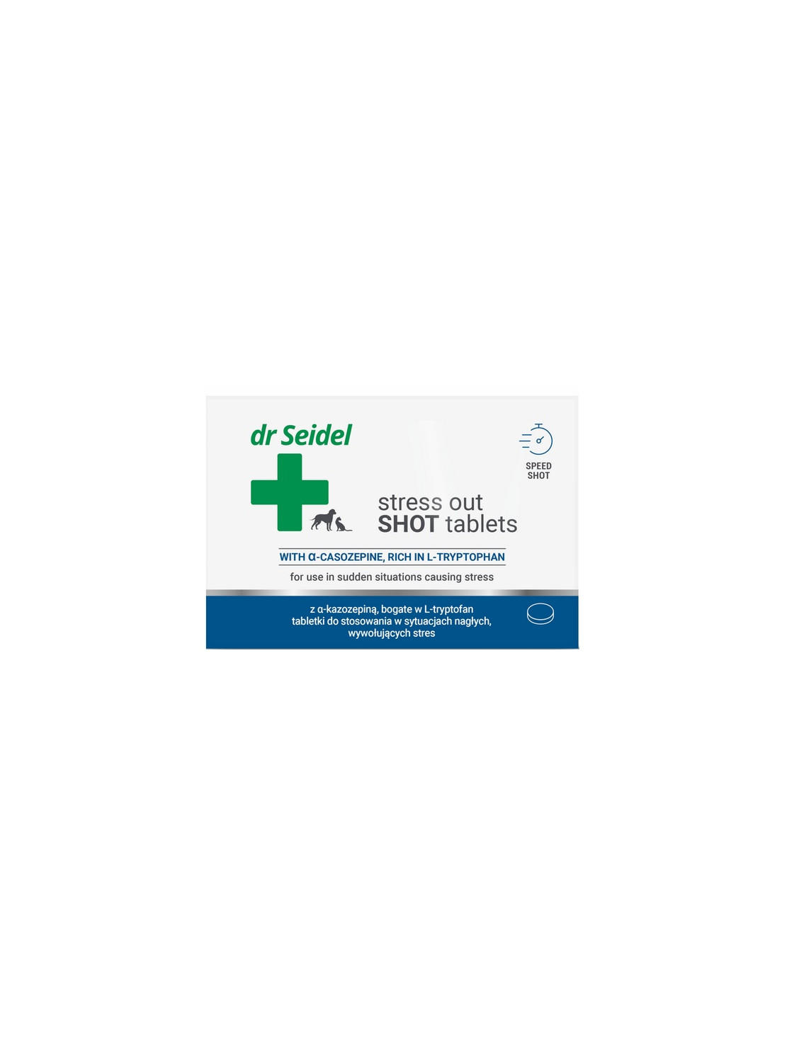 DermaPharm Stress Out Shot dla psa i kota blister 10 tabl.