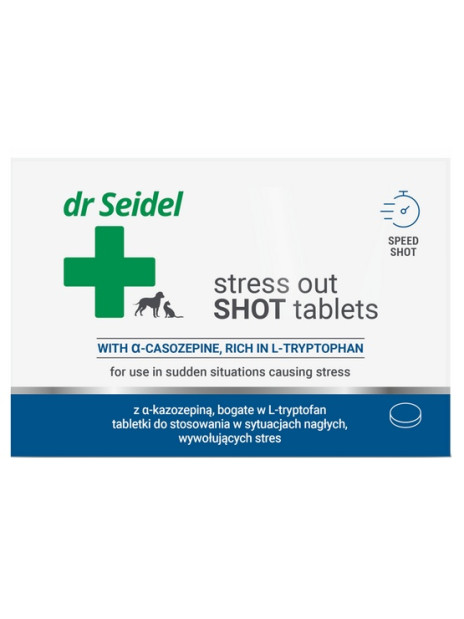 DermaPharm Stress Out Shot dla psa i kota blister 10 tabl.