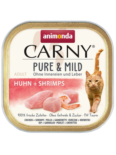 Animonda Carny Pure & Mild Kurczak + Krewetka tacka 100g