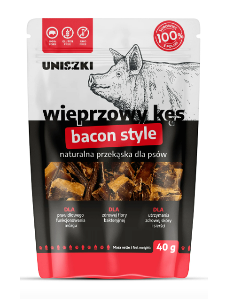 Wieprzowy kęs bacon style Uniszki 40g