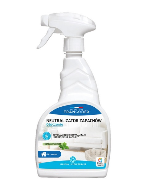 Francodex Neutralizator zapachu dla psa i kota do wnętrz spray 750ml