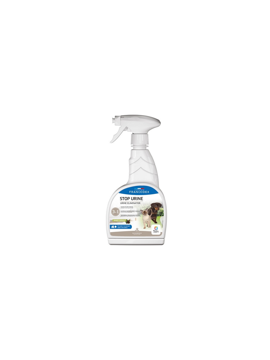 Francodex Stop Urine Neutralizator moczu dla psa i kota spray 750ml
