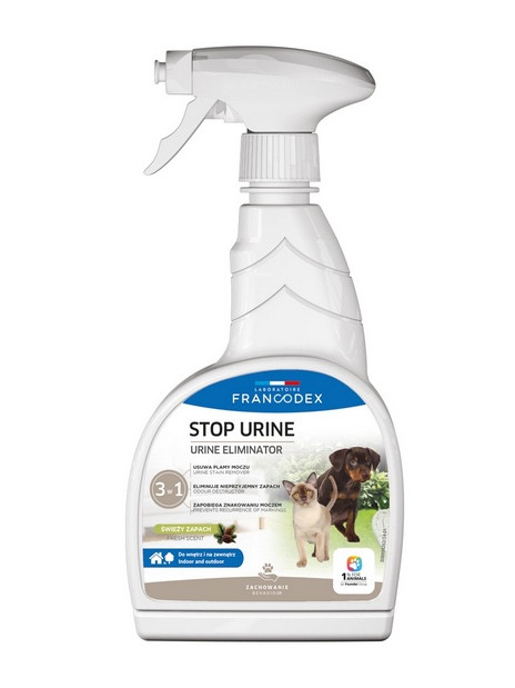 Francodex Stop Urine Neutralizator moczu dla psa i kota spray 750ml