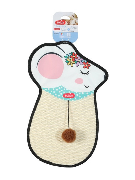 Zolux Chatouille Drapka do powieszenia mysz z sizalu z zabawką 51cm