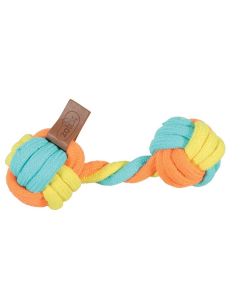 Zolux Zabawka dla psa gryzak hantel sznur Twist 18cm
