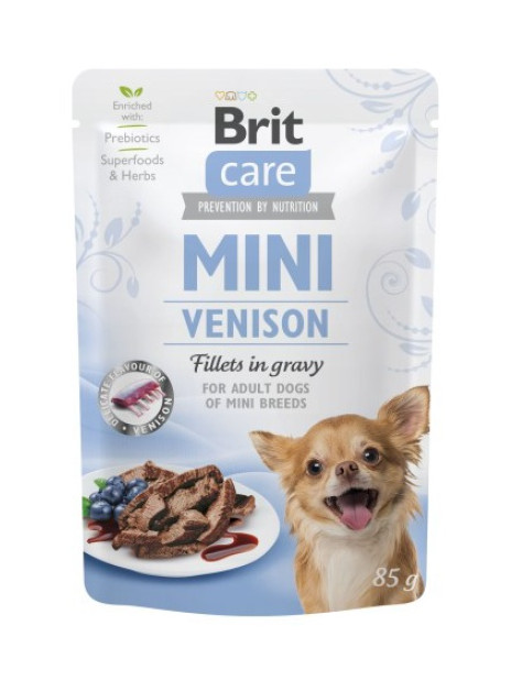 Brit Care Dog Mini Venison saszetka 85g