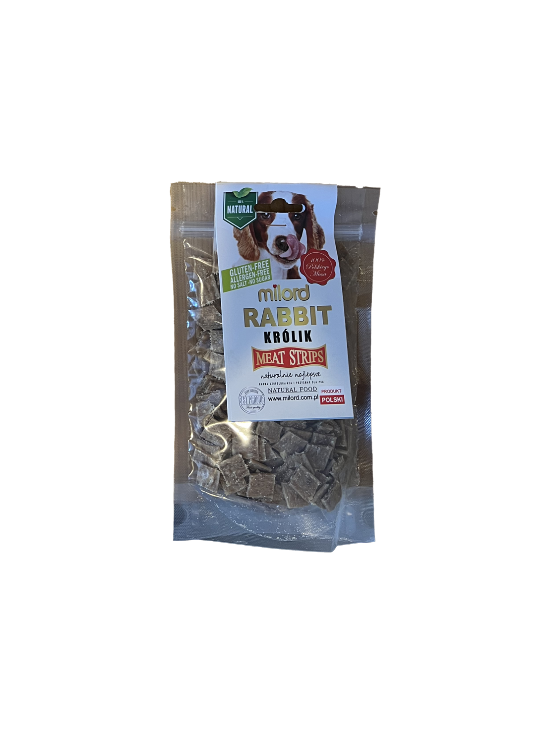 Milord Suszony KRÓLIK W KAWAŁKACH treserki 300g