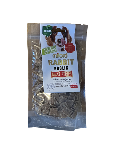 Milord Suszony KRÓLIK W KAWAŁKACH treserki 300g