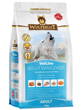 Wolfsblut Dog VetLine Weight Management - indyk i bataty 2kg