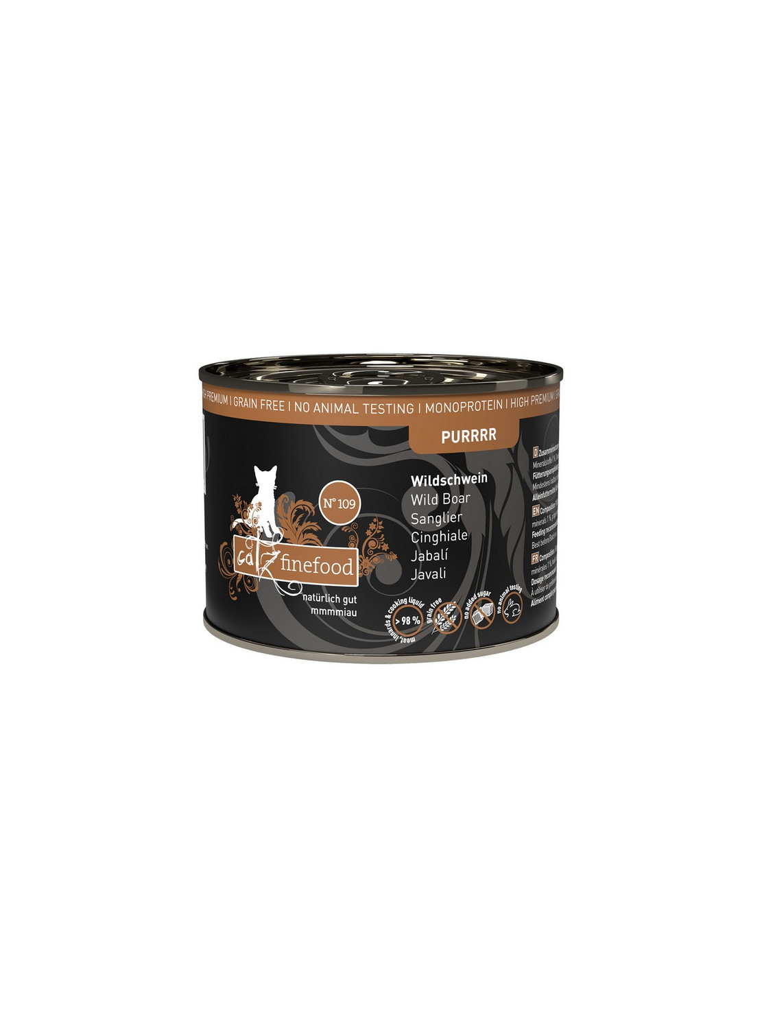 Catz Finefood Purrrr N.109 Dzik puszka 200g