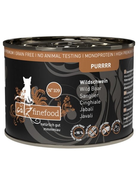 Catz Finefood Purrrr N.109 Dzik puszka 200g