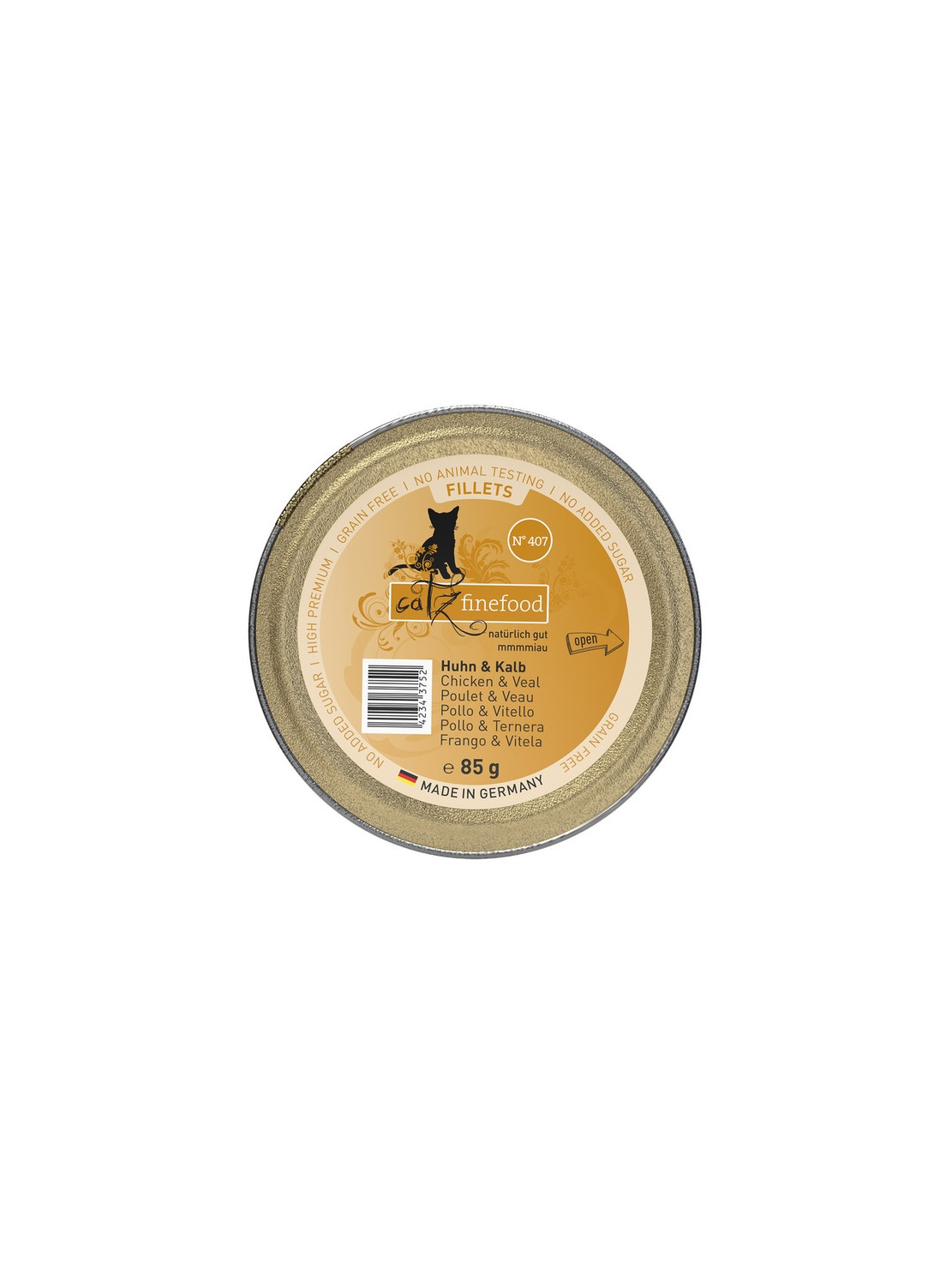 Catz Finefood Filety N.407 Kurczak/Cielęcina tacka 85g