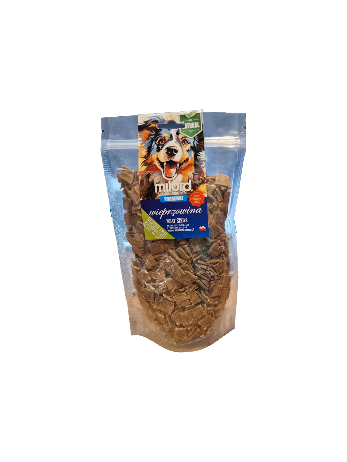 Milord Suszona WIEPRZOWINA W KAWAŁKACH treserki 140g