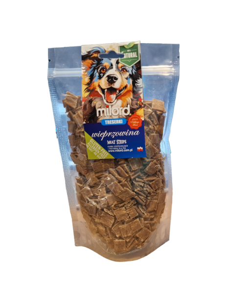 Milord Suszona WIEPRZOWINA W KAWAŁKACH treserki 140g