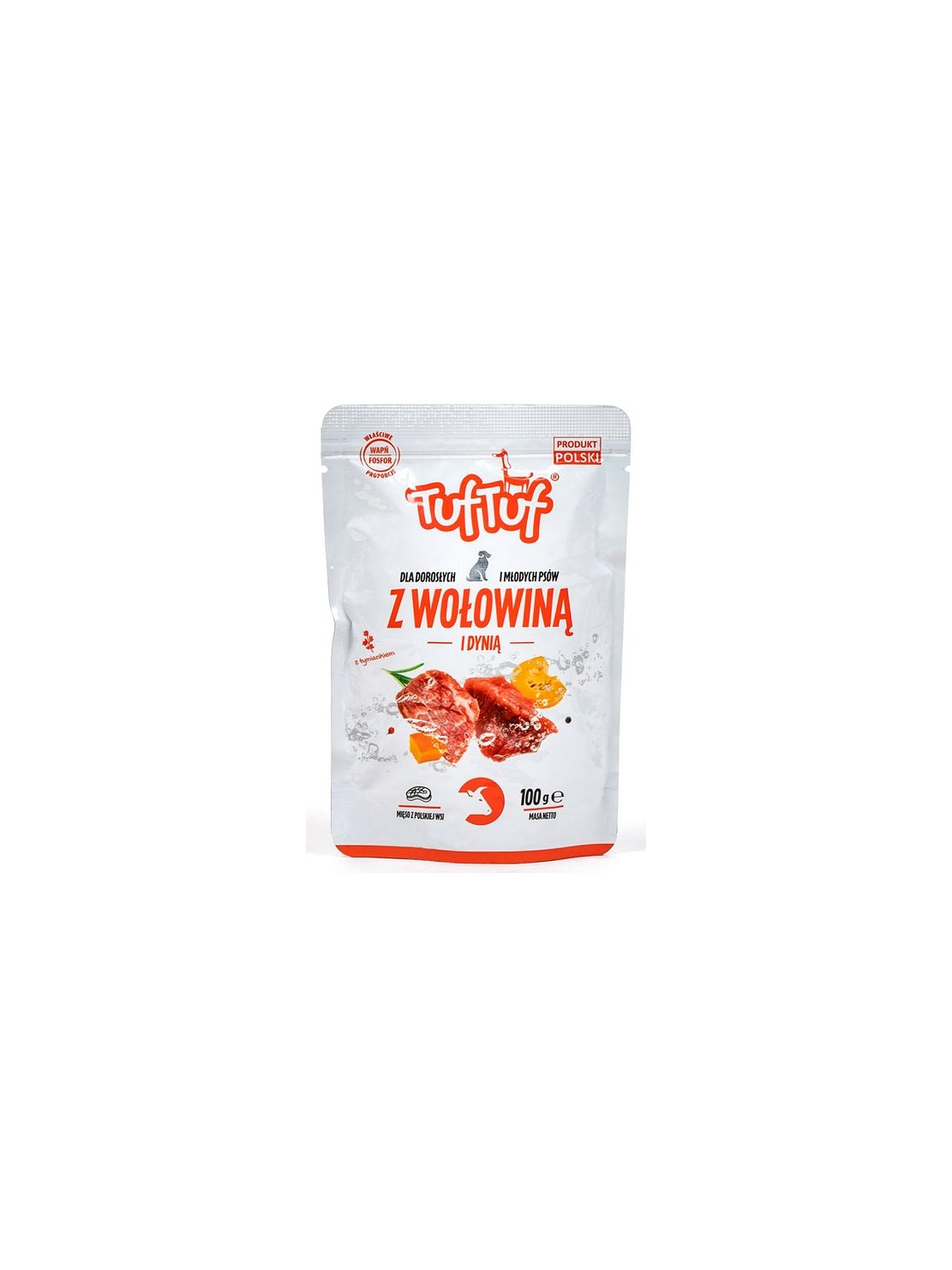 TUF TUF Wołowina z dynią dla psa saszetka 100g