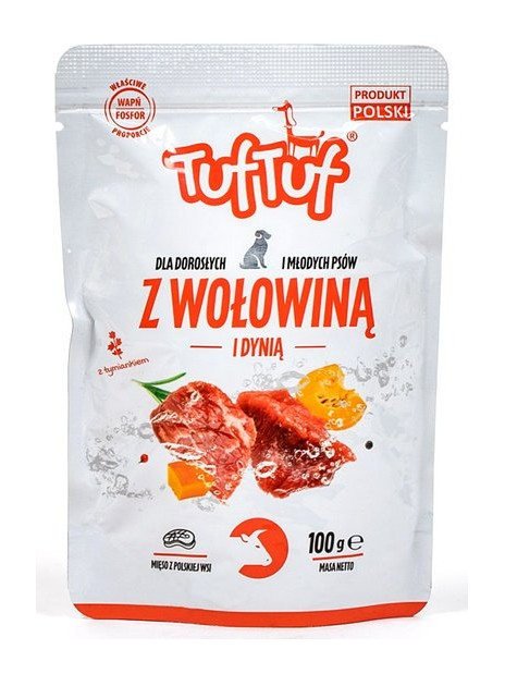 TUF TUF Wołowina z dynią dla psa saszetka 100g