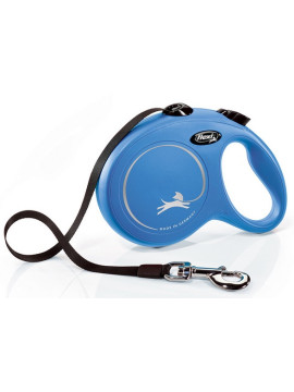 Flexi New Classic Smycz taśma L 5m niebieska [FL-2312]