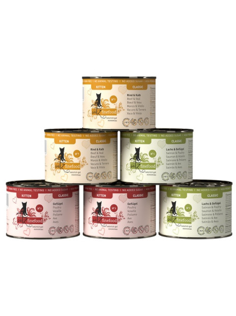 Catz Finefood Classic Kitten Multipack puszki 6x200g