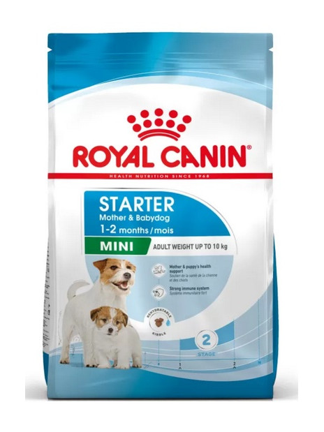 Royal Canin Mini Starter Mother&Babydog karma sucha dla szczeniąt do 2 miesiąca i suk karmiących ras małych 1kg