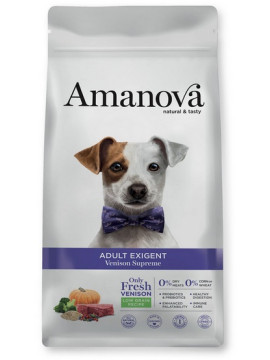 Amanova Dog Adult Exigent Venison - dziczyzna 10kg