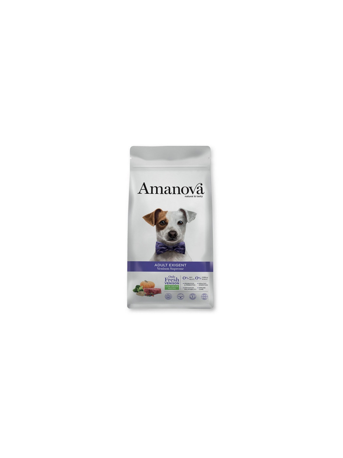 Amanova Dog Adult Exigent Venison - dziczyzna 2kg