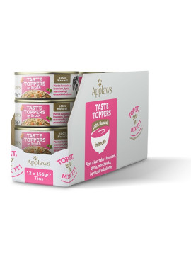 Applaws Dog Taste Toppers puszka z kurczakiem, łososiem i warzywami 156g