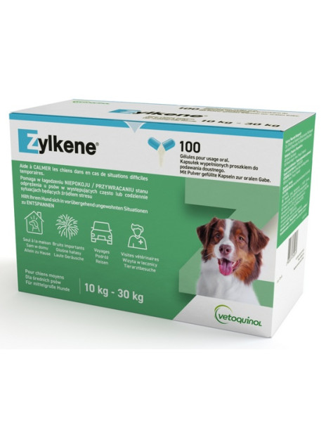 Vetoquinol Zylkene 225mg dla psów 10-30kg - blister 10 kapsułek