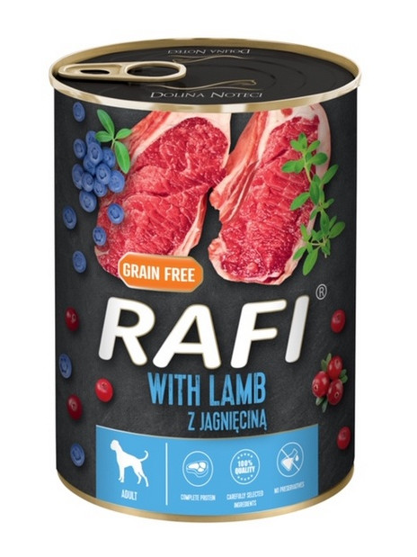 Rafi Pies Jagnięcina puszka 400g