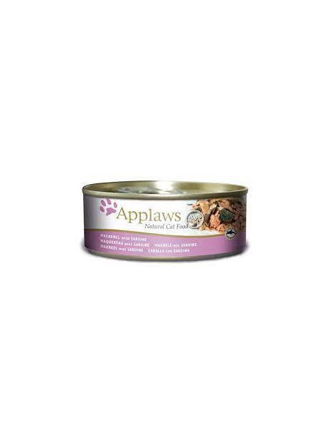 Applaws w bulionie 70g Makrele z sardynkami