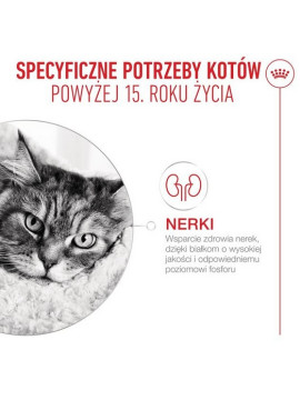 Royal Canin Ageing +15 karma sucha dla kotów dojrzałych 400g