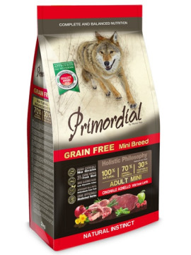 Primordial Dog Grain Free Mini Adult Wild Boar & Lamb 6kg