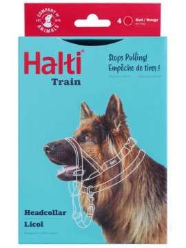 Halti Kantarek - obroża uzdowa rozmiar 4 czerwona