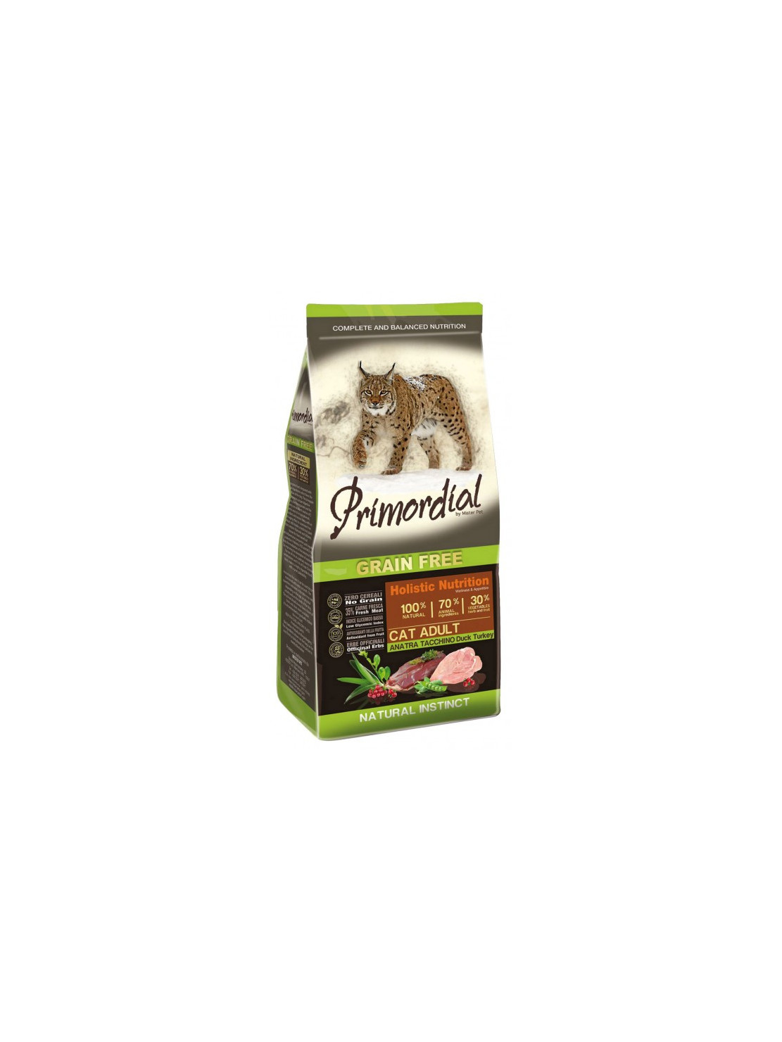 Primordial Cat Grain Free Adult Duck & Turkey 400g