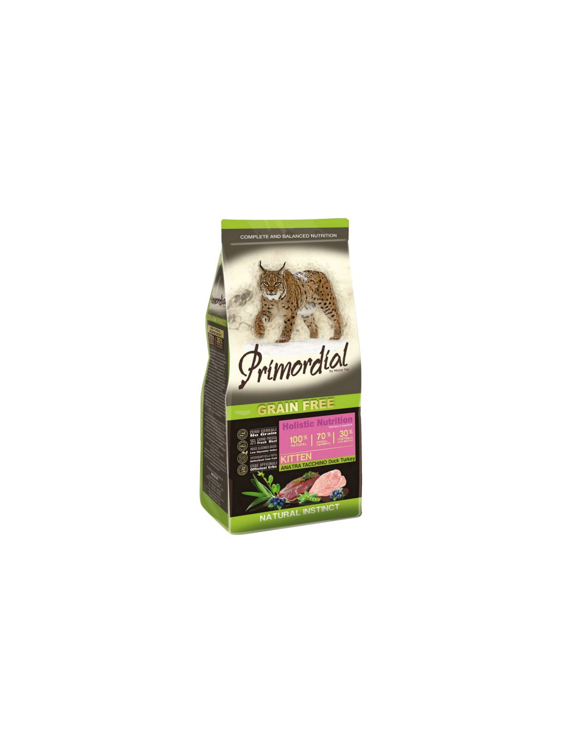 Primordial Cat Grain Free Kitten Duck & Turkey 400g