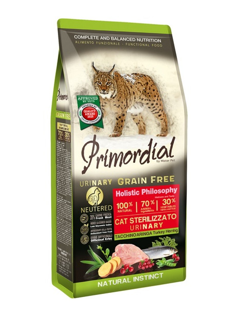 Primordial Cat Grain Free Urinary Turkey & Herring 400g