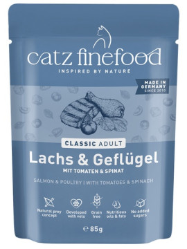 Catz Finefood Classic Łosoś i drób (N.05) saszetka 85g