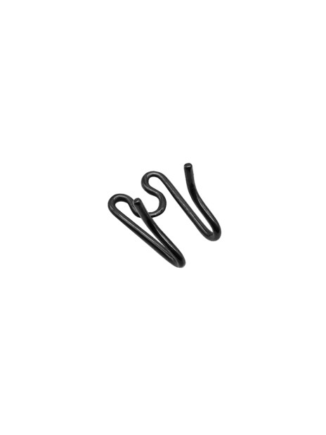 Ogniwo x1 do kolczatki czarne Herm Sprenger 4cm x 3,2mm Stal nierdzewna