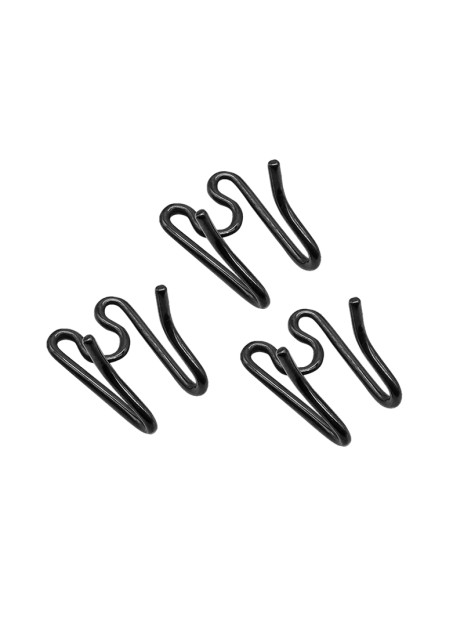 Ogniwo x3 do kolczatki czarne Herm Sprenger 4cm x 3,2mm Stal nierdzewna
