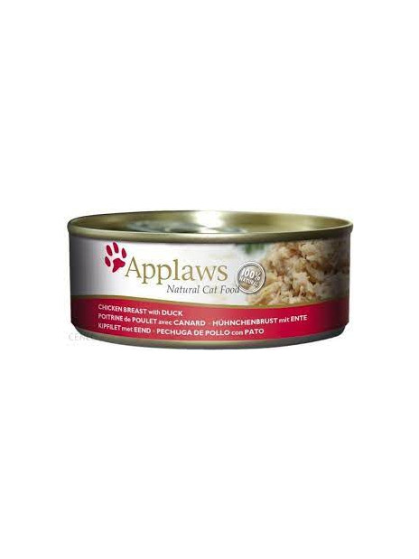 Applaws w bulionie 156g Pierś z kurczaka z kaczką