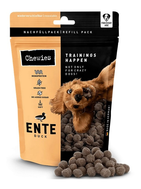 Chewies Trainings-Happen Kaczka monobiałkowe, bezzbożowe wiaderko 175g