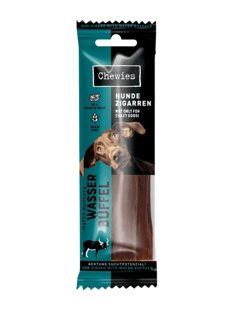 Chewies Hundezigarren Wasserbuffel - bawół wodny 75g