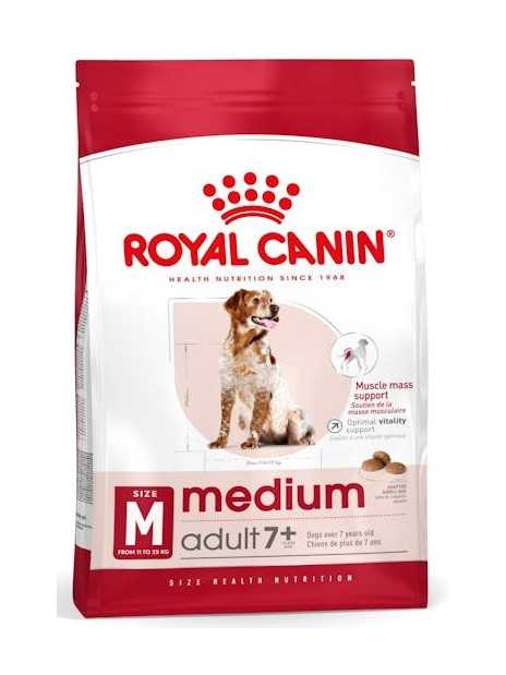 Royal Canin Medium Adult 7+ karma sucha dla psów dorosłych, ras średnich 15kg