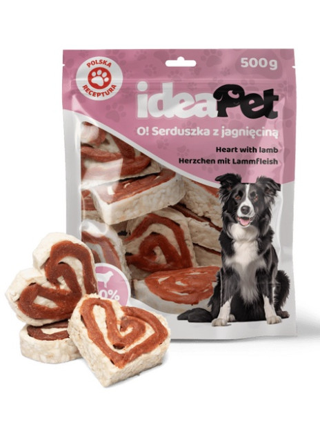 IdeaPet O! Serduszka z jagnięciną 500g